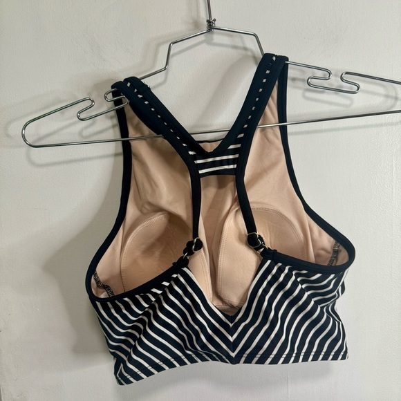 Kona Sol Striped Bikini Top ~ Size M - Picture 2 of 3